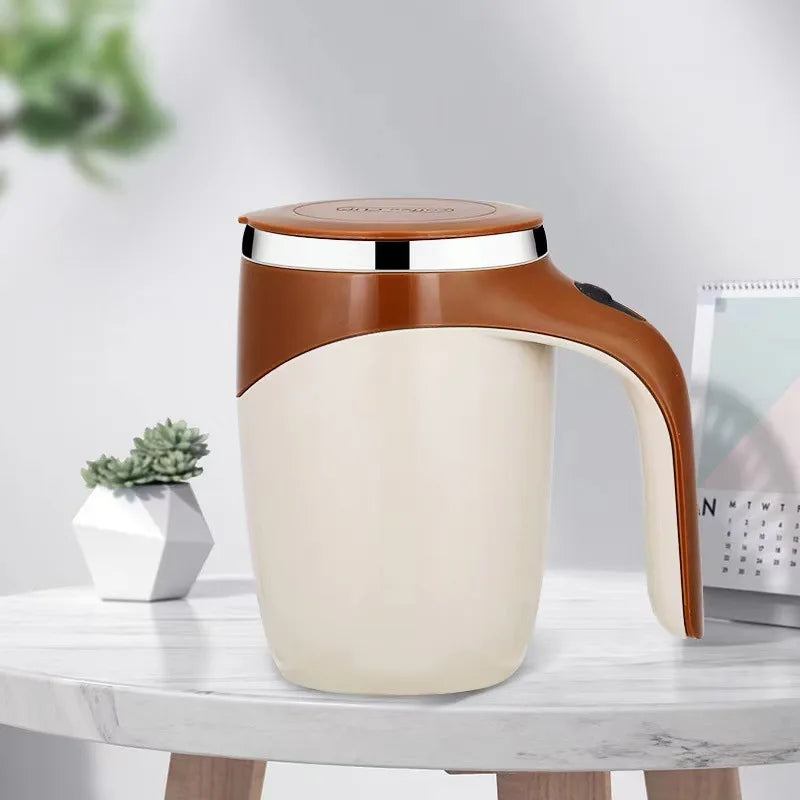 Automatic Magnetic Electric Coffee Mug 12 Oz Suitable for Mixing Office/Kitchen/Travel/Home Coffee/Tea/Hot Chocolate/Milk