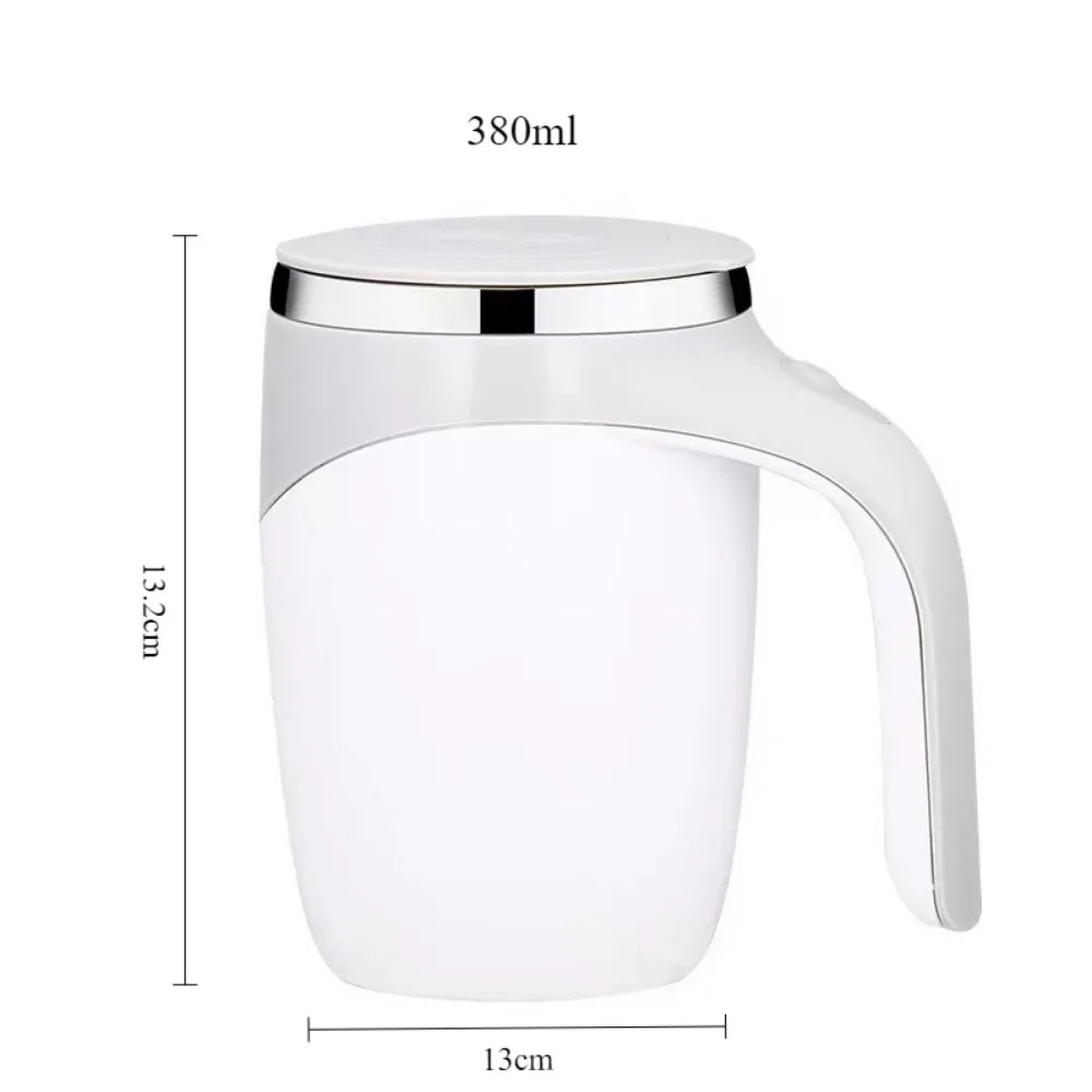 Automatic Magnetic Electric Coffee Mug 12 Oz Suitable for Mixing Office/Kitchen/Travel/Home Coffee/Tea/Hot Chocolate/Milk